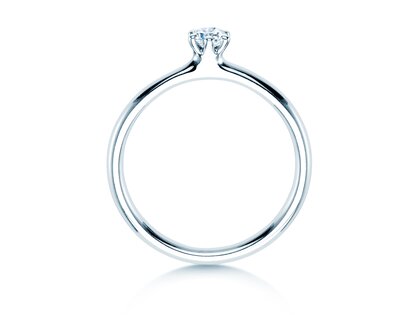 Solitärring Classic 6 in Platin 950/-