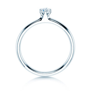 Solitärring Classic 6 in Platin 950/-