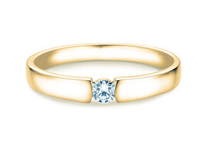 Spannring Infinity Petite in Gelbgold