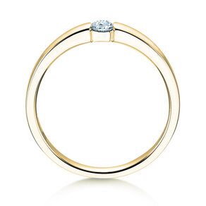 Spannring Infinity Petite in Gelbgold