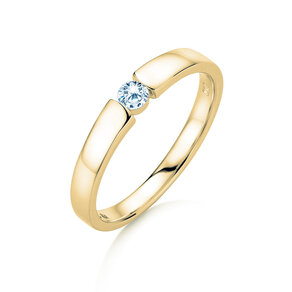 Spannring Infinity Petite in Gelbgold