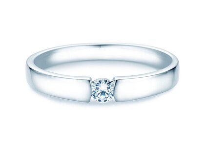 Spannring Infinity Petite in Weißgold
