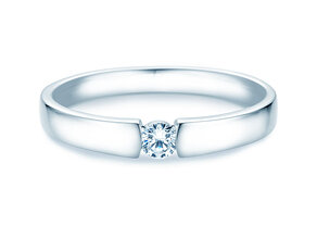 Spannring Infinity Petite in Weißgold