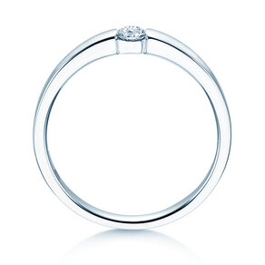 Spannring Infinity Petite in Weißgold