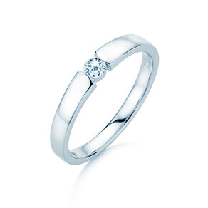 Spannring Infinity Petite in Weißgold