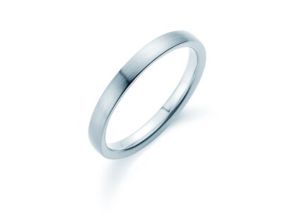 Ring Infinity 2,5mm in 9K Weißgold matt