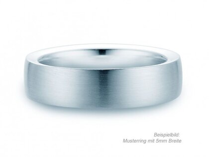 Ring Infinity 2,5mm in 9K Weißgold matt