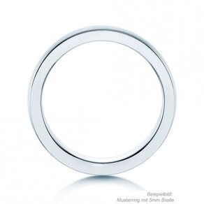 Ring Infinity 2,5mm in 9K Weißgold matt