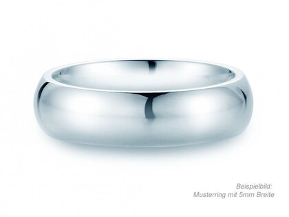 Ring Classic 4,5mm in 14K Weißgold poliert