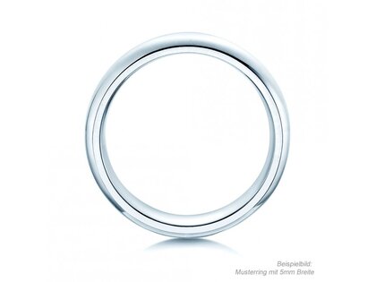 Ring Classic 4,5mm in 14K Weißgold poliert