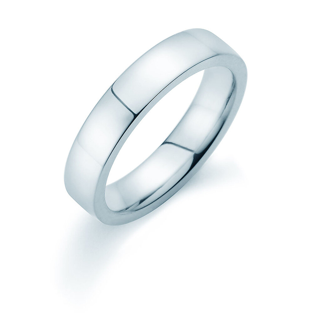 Ring Modern 5mm in Platin 950/- poliert