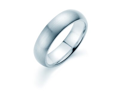 Ring Classic 5,5mm in Silber 925/- matt