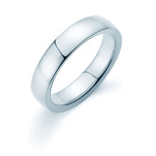 Ring Infinity 5,5mm in 9K Weißgold poliert