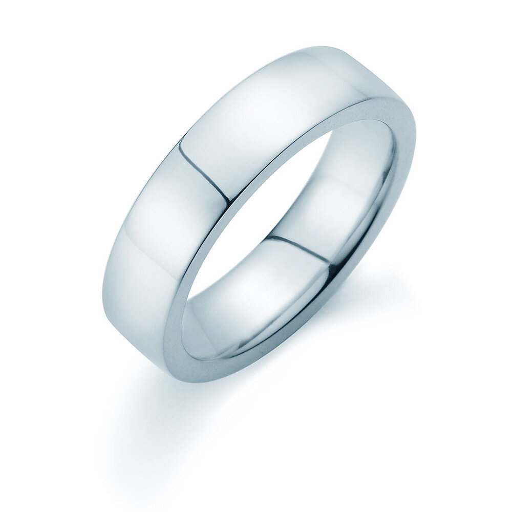 Ring Modern 6mm in Silber 925/- poliert