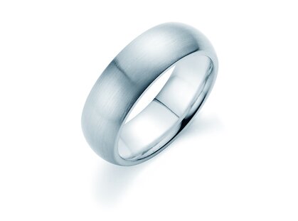 Ring Classic 6,5mm in Silber 925/- matt
