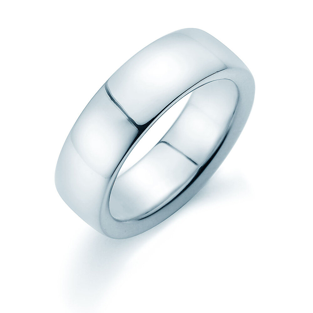 Ring Infinity 7mm in Silber 925/- poliert