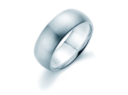 Ring Classic 7,5mm in Silber 925/- matt