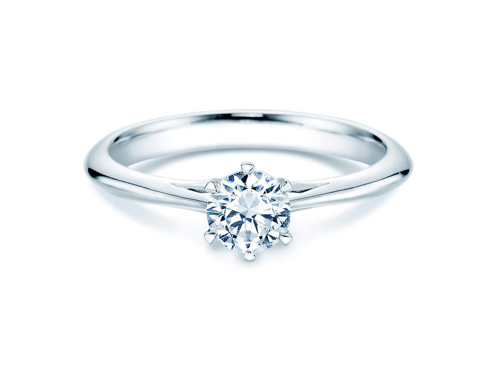 Ring Heaven 6 in 9K Weißgold mit Labordiamant 0,50ct D/IF