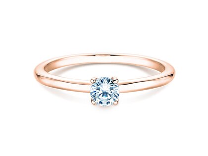 Solitärring Classic 4 in Roségold