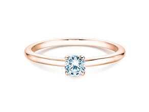 Solitärring Classic 4 in Roségold
