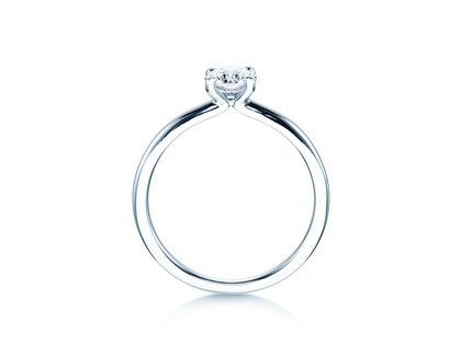 Solitärring Classic 4 in 9K Weißgold mit Diamant 0,50ct