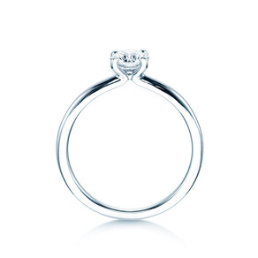 Solitärring Classic 4 in 9K Weißgold mit Diamant 0,50ct