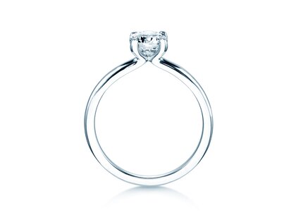 Solitärring Classic 4 in 9K Weißgold mit Diamant 1,00ct