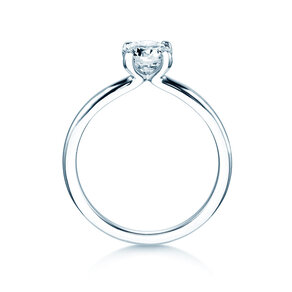 Solitärring Classic 4 in 9K Weißgold mit Diamant 1,00ct