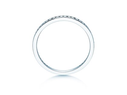 Verlobungsring Endless Love in 14K Weißgold mit Diamanten 0,20ct G/SI
