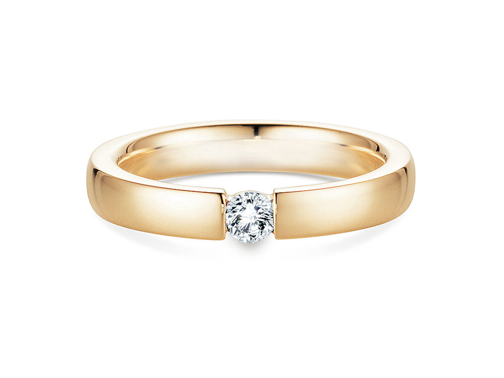 Spannring Infinity in 14K Gelbgold