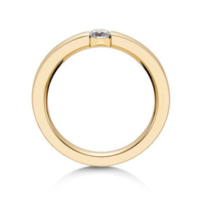 Spannring Infinity in Gelbgold