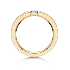 Spannring Infinity in Gelbgold