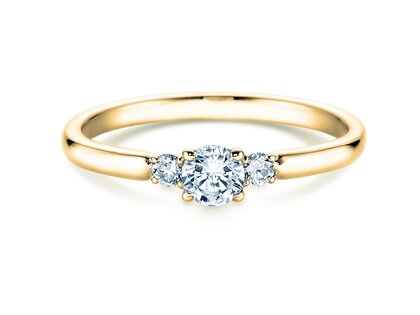 Ring Vivid Petite Diamond in 9K Gelbgold