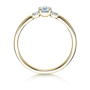 Ring Vivid Petite Diamond in 9K Gelbgold