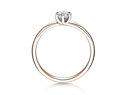 Solitärring Melody in Roségold
