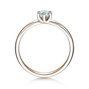 Solitärring Melody in Roségold