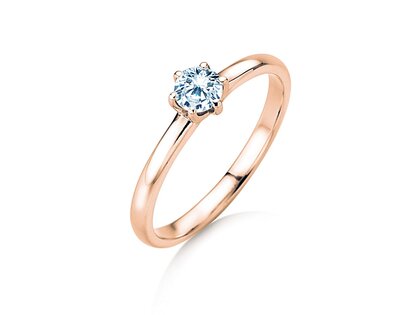 Solitärring Melody in Roségold