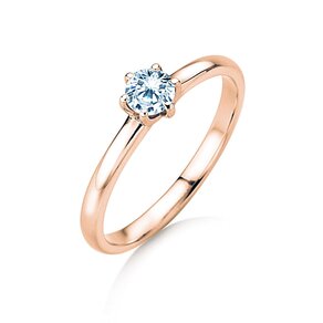Solitärring Melody in Roségold
