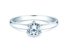 Solitärring Melody in 14K Weißgold mit Diamant 0,75ct