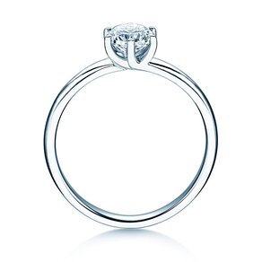 Solitärring Melody in 14K Weißgold mit Diamant 0,75ct