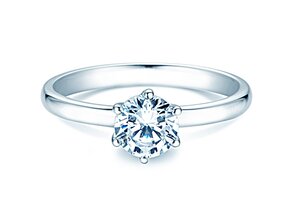 Solitärring Melody in 9K Weißgold mit Diamant 1,00ct