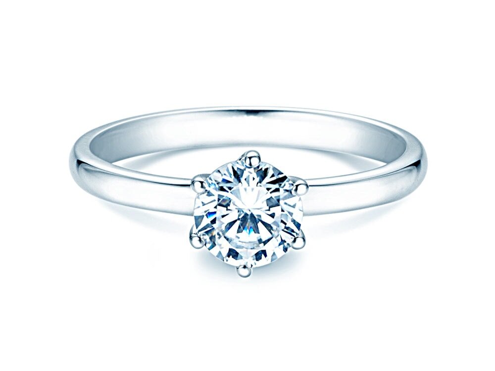 Solitärring Melody in 18K Weißgold mit Labordiamant 2,50ct E/VS