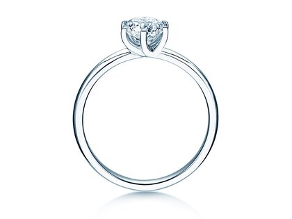 Solitärring Melody in 9K Weißgold mit Diamant 1,00ct