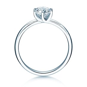 Solitärring Melody in 9K Weißgold mit Diamant 1,00ct