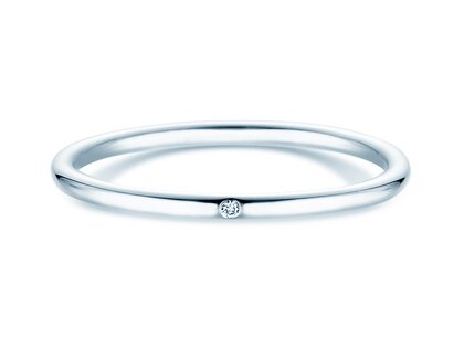 Solitärring Promise Petite in Silber