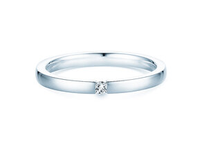 Spannring Infinity in Silber 925/- mit Diamant 0,03ct G/SI