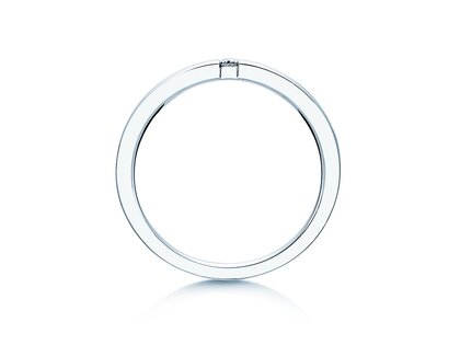 Spannring Infinity in Silber 925/- mit Diamant 0,03ct G/SI
