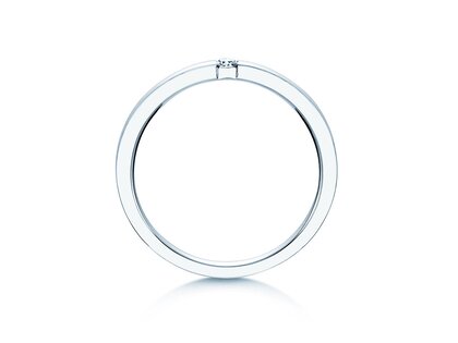 Spannring Infinity in Silber 925/- mit Diamant 0,07ct G/SI