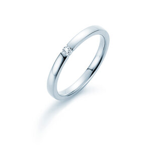 Spannring Infinity in Silber 925/- mit Diamant 0,07ct G/SI