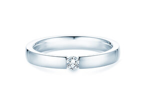 Spannring Infinity in Silber 925/- mit Diamant 0,10ct G/SI